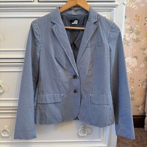 J. Crew Gingham Plaid Women’s Blazer